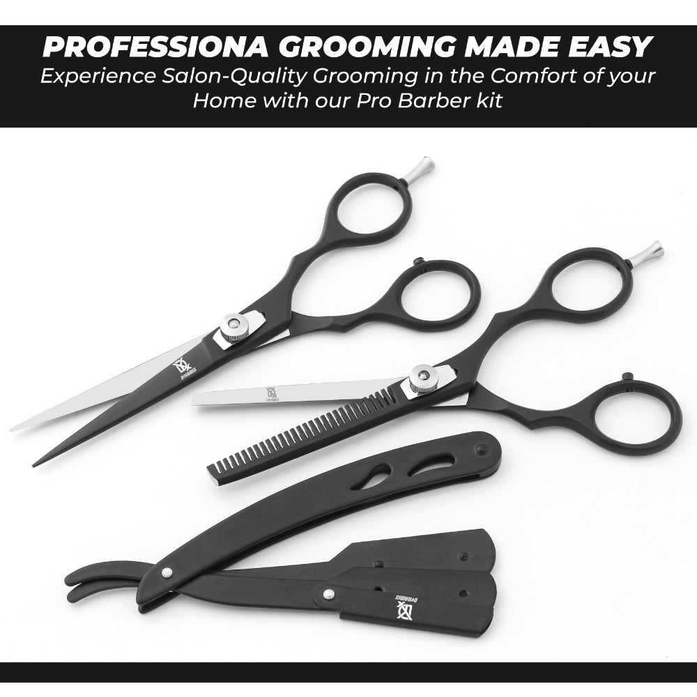 Professional Hair Cutting & Thinning Scissors Set – Barber Shears Salon Kit