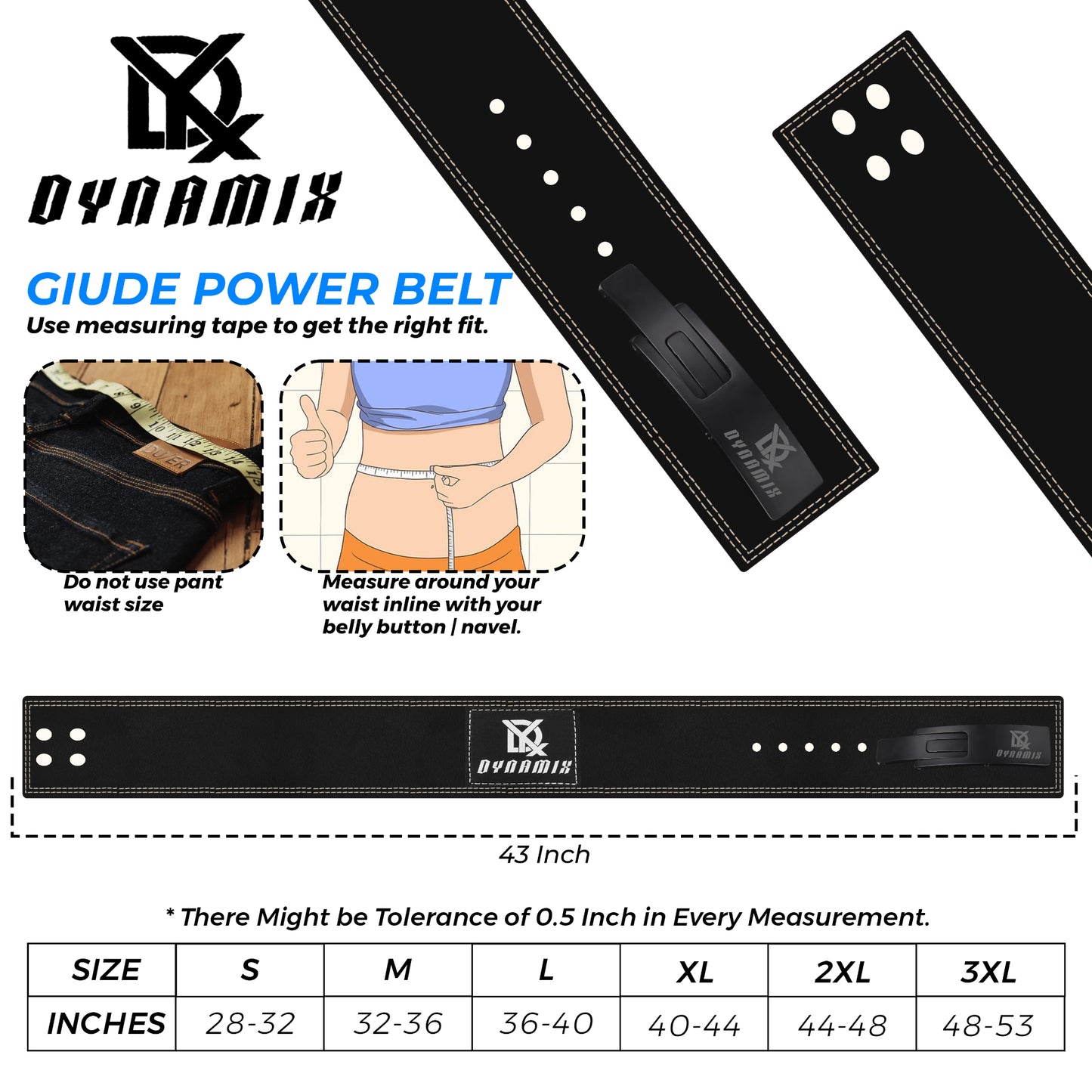 WEIGHT LIFTING LEVER BELT FOR POWERLIFTING IPF BUCKLE MEN & WOMEN STRONGMAN 10MM WORKOUT DEADLIFTS, GENUINE LEATHER GYM BELT