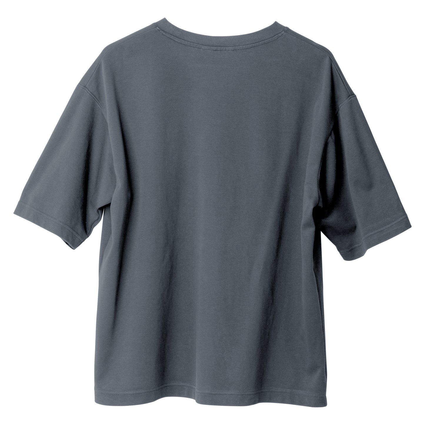 Dynamix Oversized T-Shirt Unisex Gym/Casual Tee 100% Cotton Puff Print Gray/Black