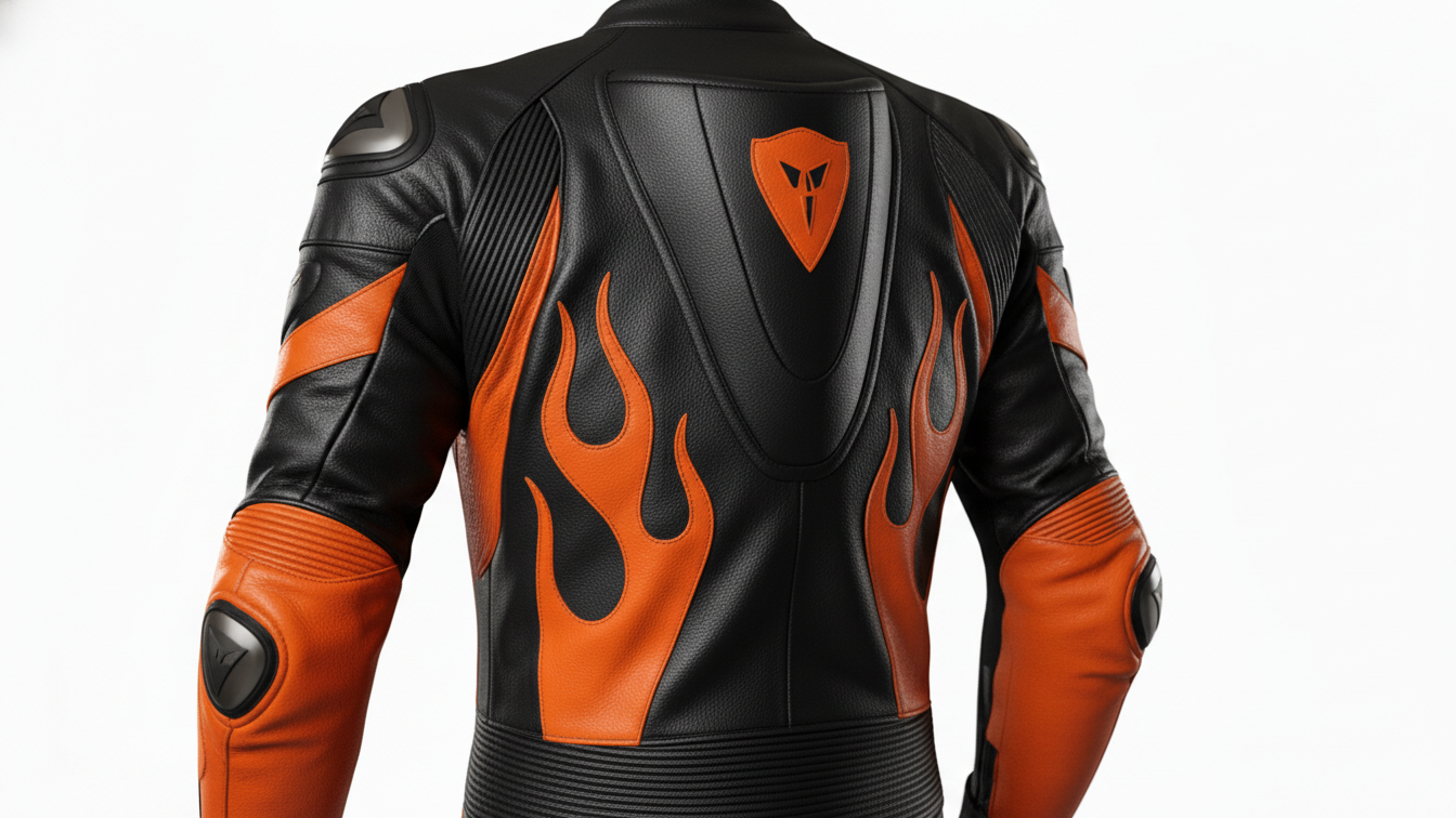 Motorcycle Racing Suit One Piece Genuine Cow Leather Track Bike Protective Gear