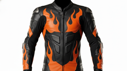Motorcycle Racing Suit One Piece Genuine Cow Leather Track Bike Protective Gear