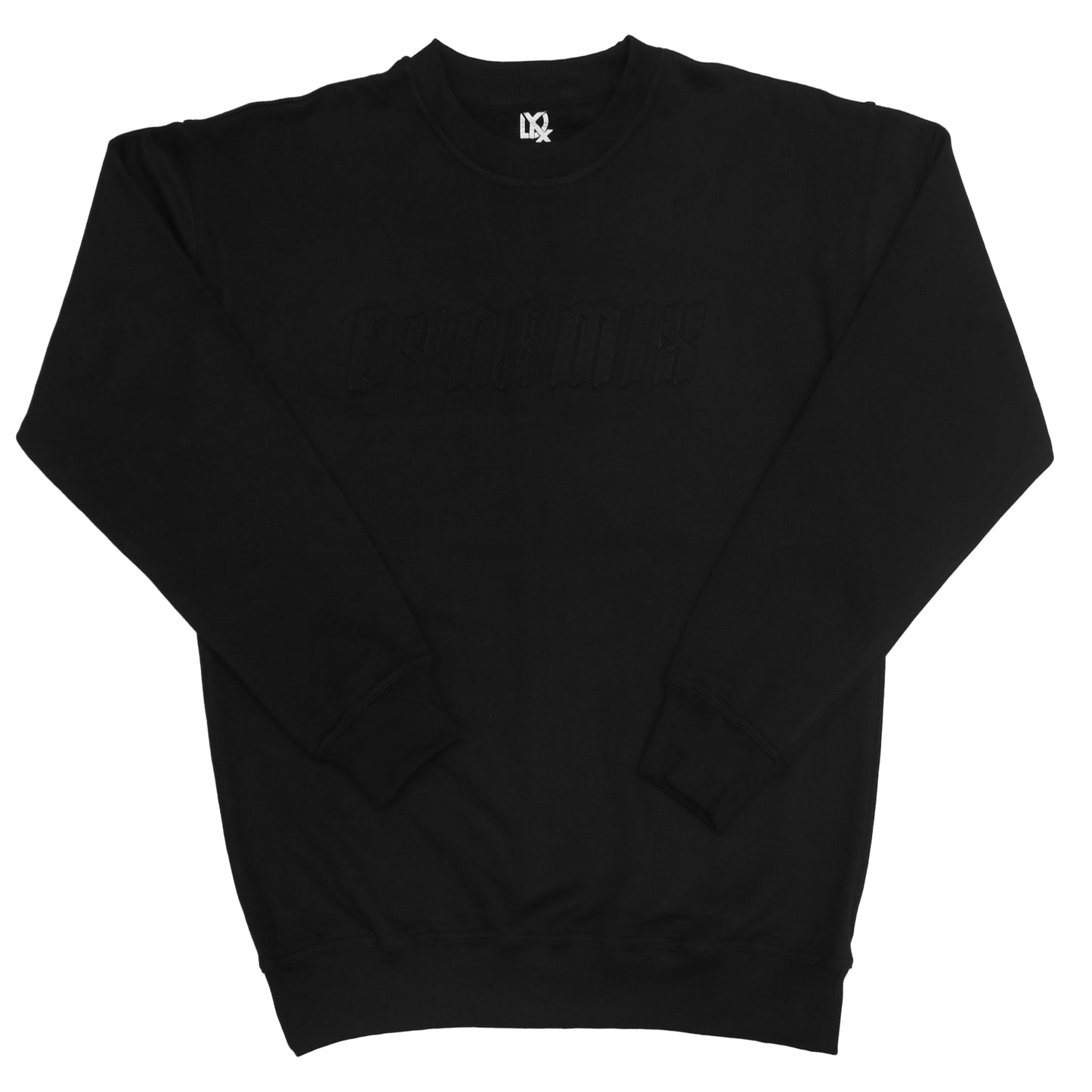 Dynamix Black Oversized Unisex Tracksuit Set Sweatshirt & Trousers 100% Cotton Terry Fleece